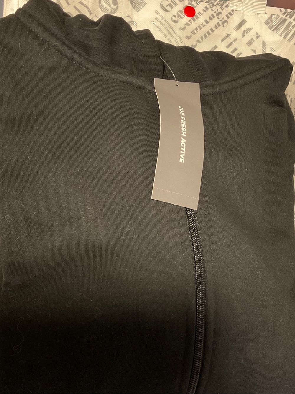 G-Joe Fresh Active Black Full-Zip Hoodie